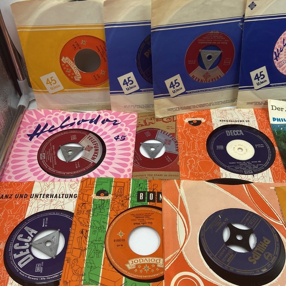 45 RPM 7” German Record Lot 31 of them! - Picture 2 of 16